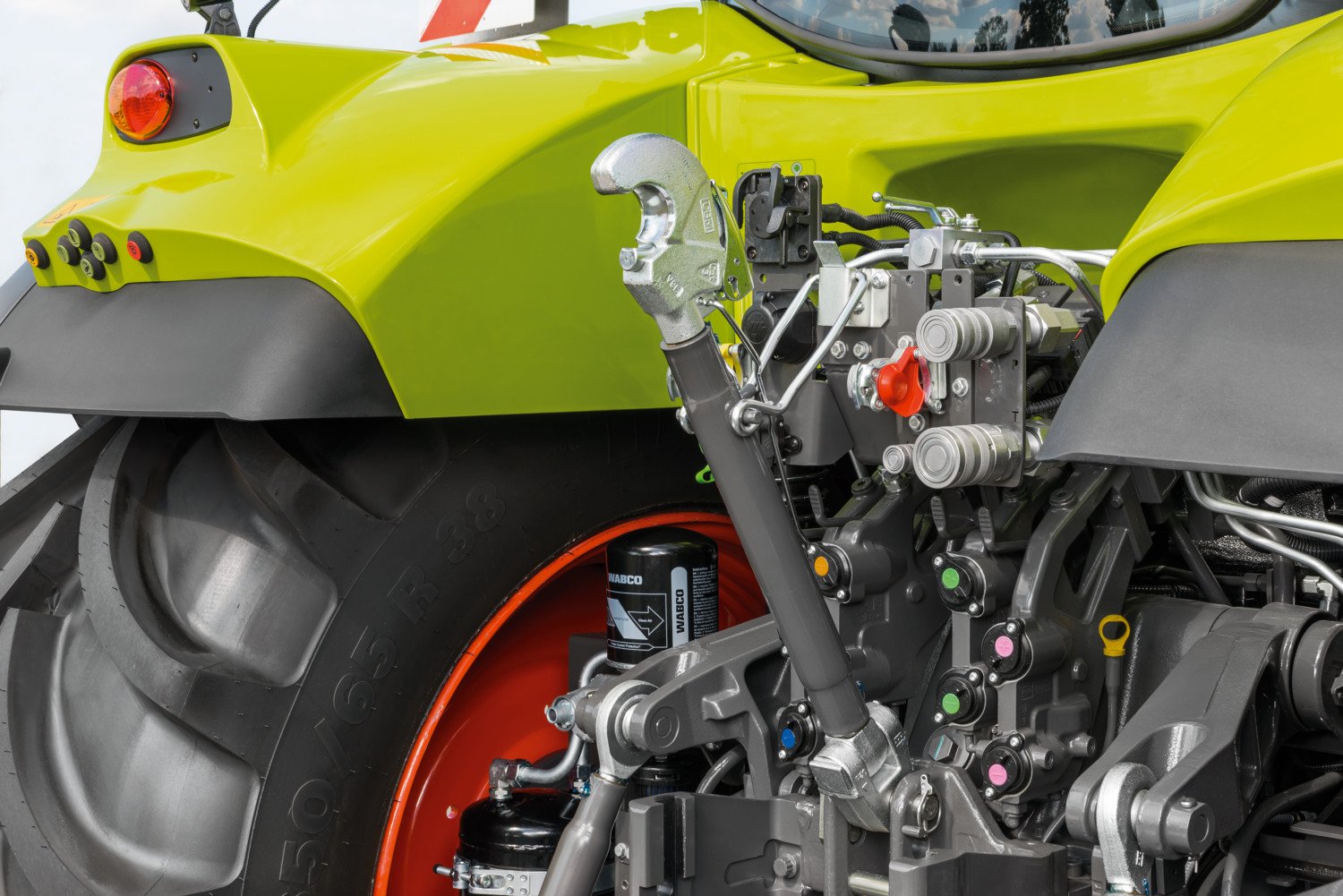 4 pary gniazd hydraulicznych